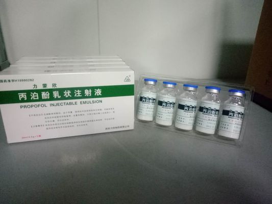 좋은 가격 2% 10ML 50ML 마취용 프로포폴 주사 가능 유화 완료된 복용량 형태 온라인으로